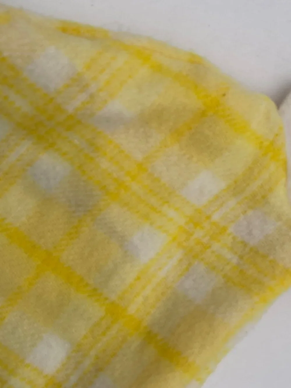 Vintage Fisher Price Lovely Bunny Security Blanket 1979 Yellow Checked EUC T23